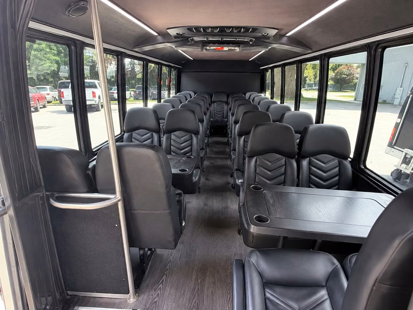15 passenger minibus inside