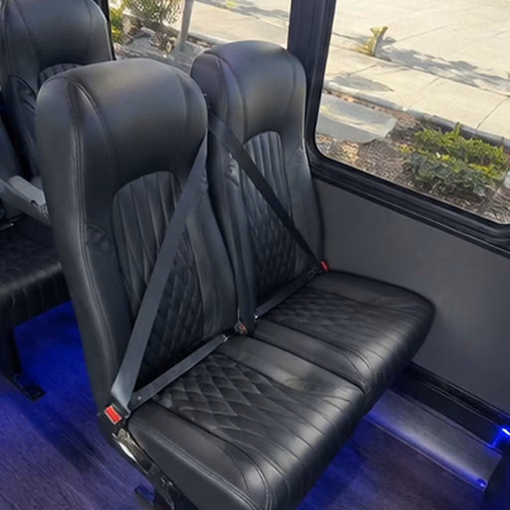 28 passenger minibus inside
