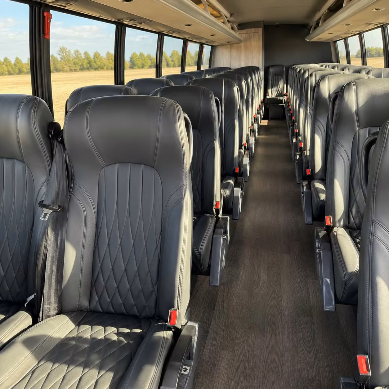 30 passenger minibus interior