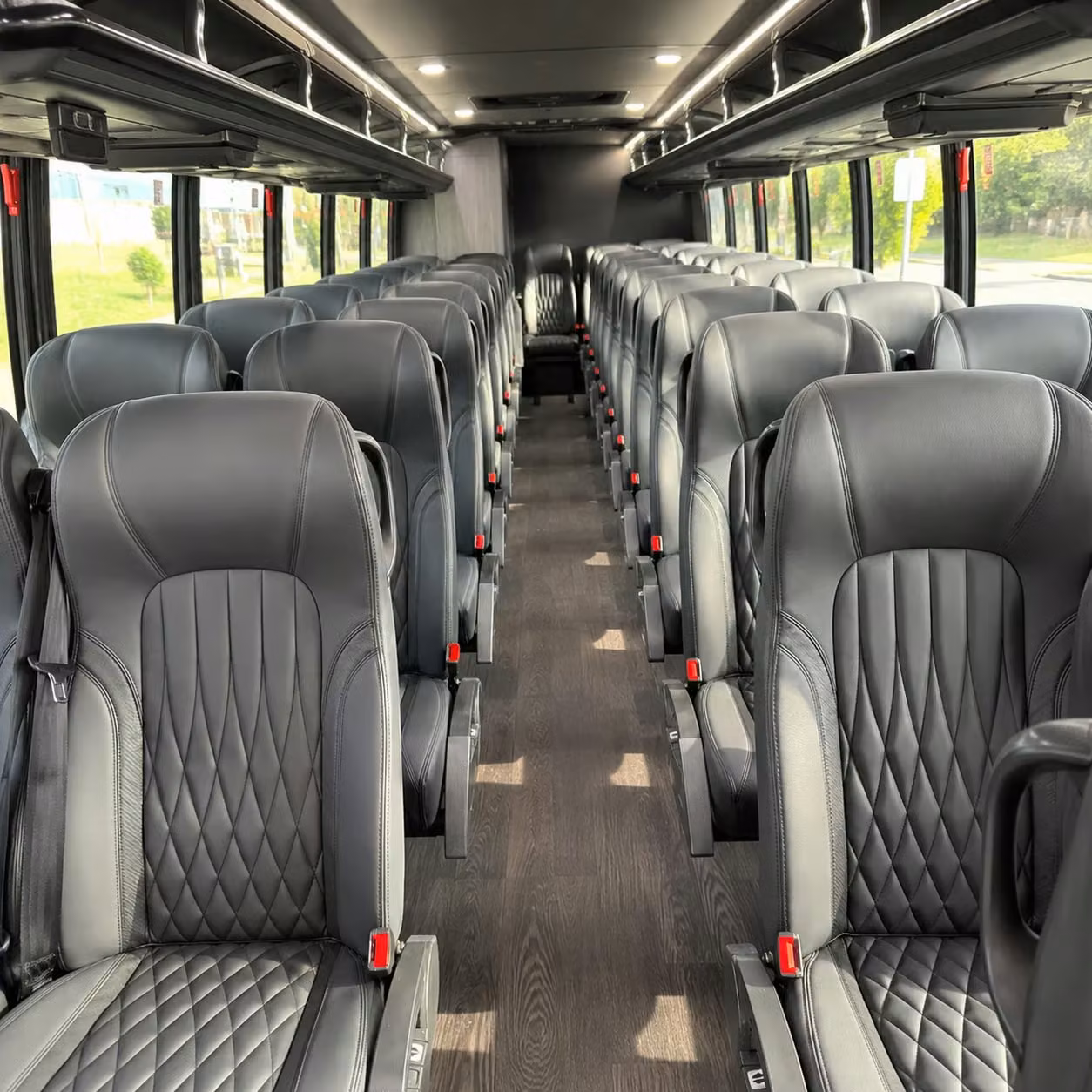 35 passenger minibus inside