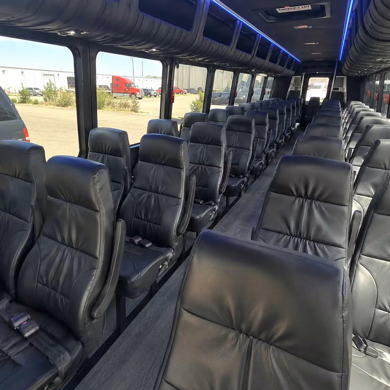 35 passenger minibus interior