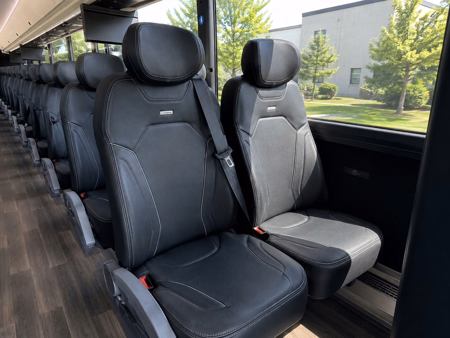 buffalo charter bus interior