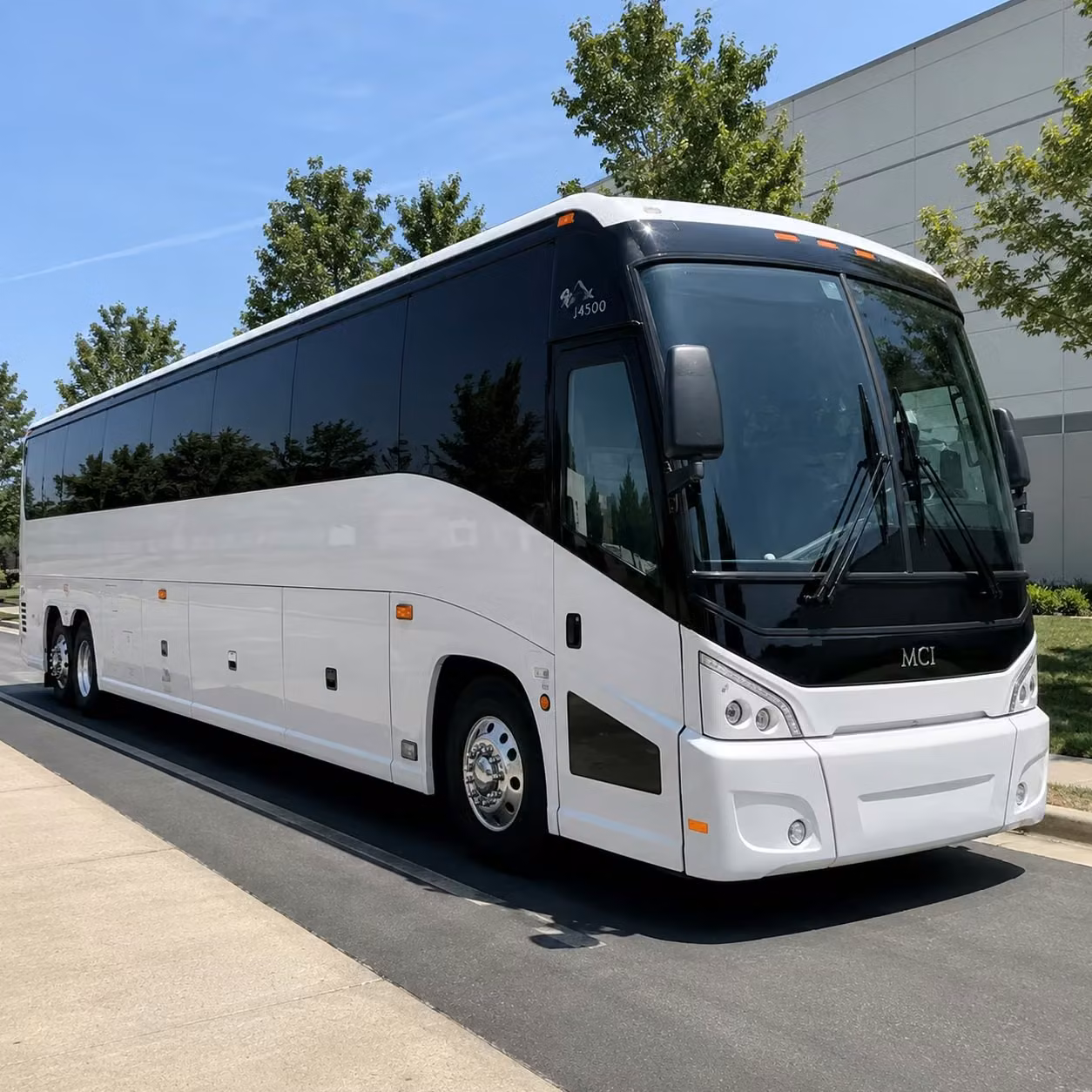 buffalo charter bus rental exterior