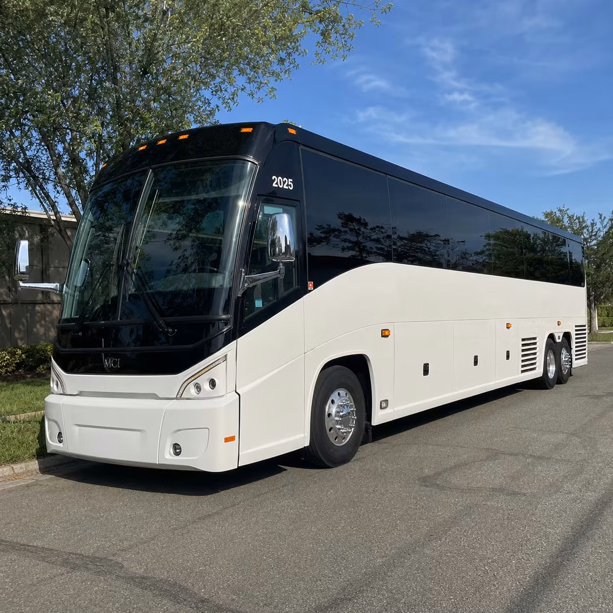 long distance charter bus rentals for military units traveling from buffalo