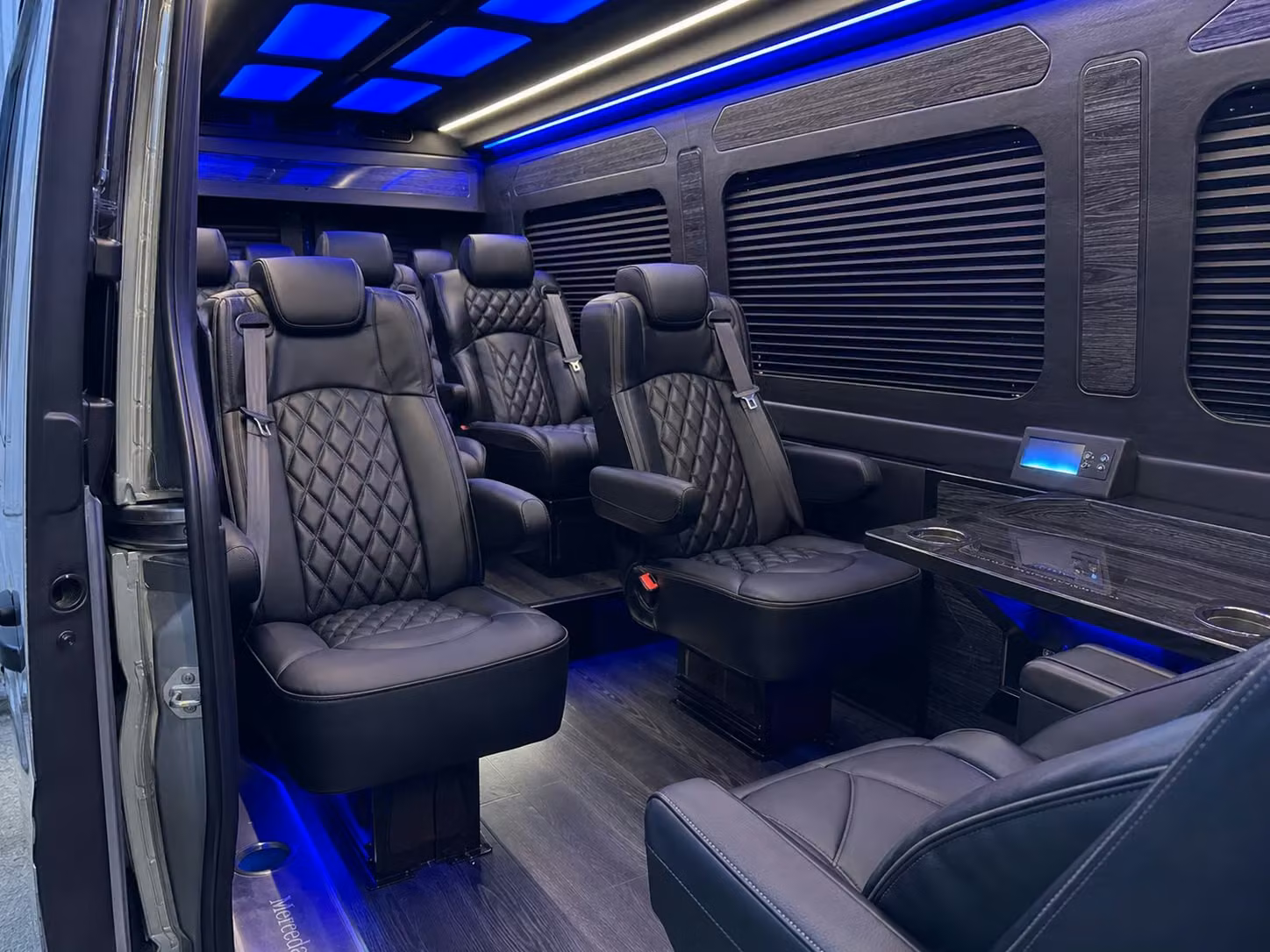 sprinter van transportation for groups and events across buffalo