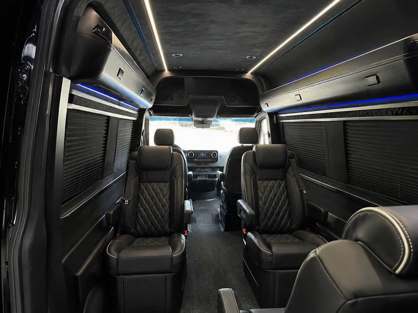 sprinter van with driver interior